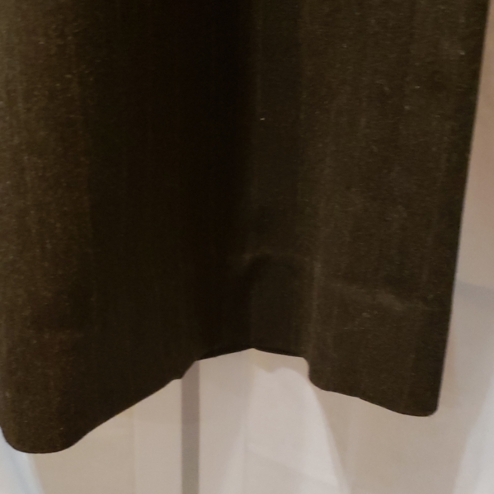 Zara Basic Charcoal Grey Polyester Blend Pinstrip… - image 4